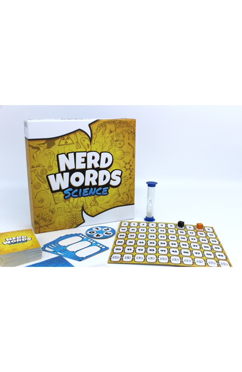 Genius Games Nerd Words Science! Board Game, Educational, Adults & Kids, Alternate, color, 