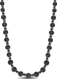 Julianna B. 1 CTW Diamond Tennis Necklace Sterling Silver