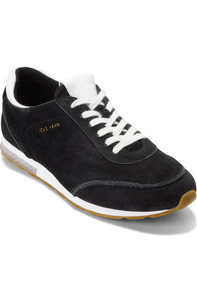 Cole Haan GrandPro Energy Weave Runner Shoe, Main, color, Black Suede/ Leather