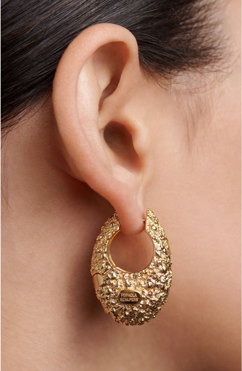 PDPAOLA Marina Hoops, Alternate, color, Gold