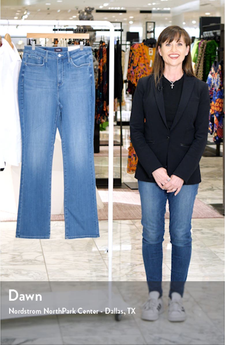 High Waist Slim Bootcut Jeans, sales video thumbnail