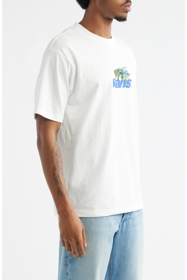 Fly Logo Graphic T-Shirt, Alternate, color, WHITE