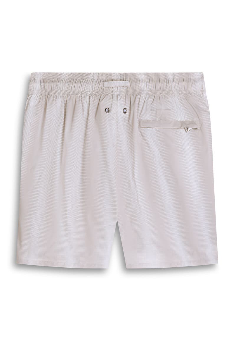 Cruz Print Swim Trunks, Alternate, color, ALMOND