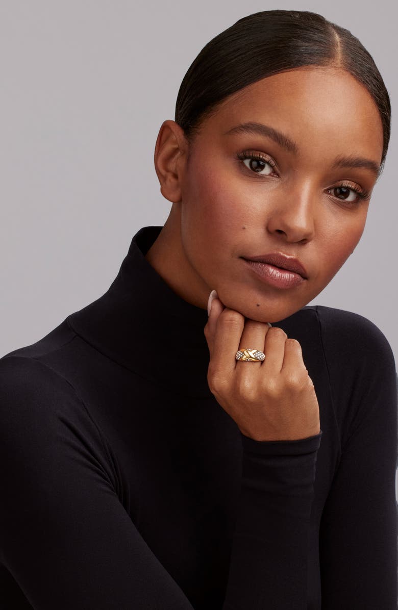 LAGOS Embrace Ring, Alternate, color, Gold/ Silver