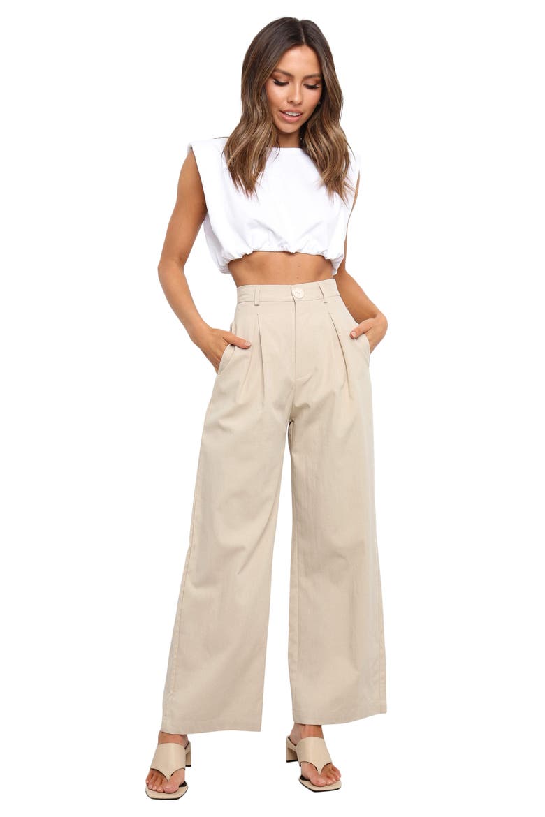 Omri Crop Top, Alternate, color, WHITE