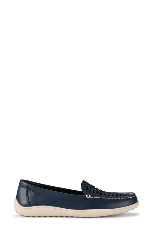 Baretraps Bridget Boat Shoe In Navy Leather