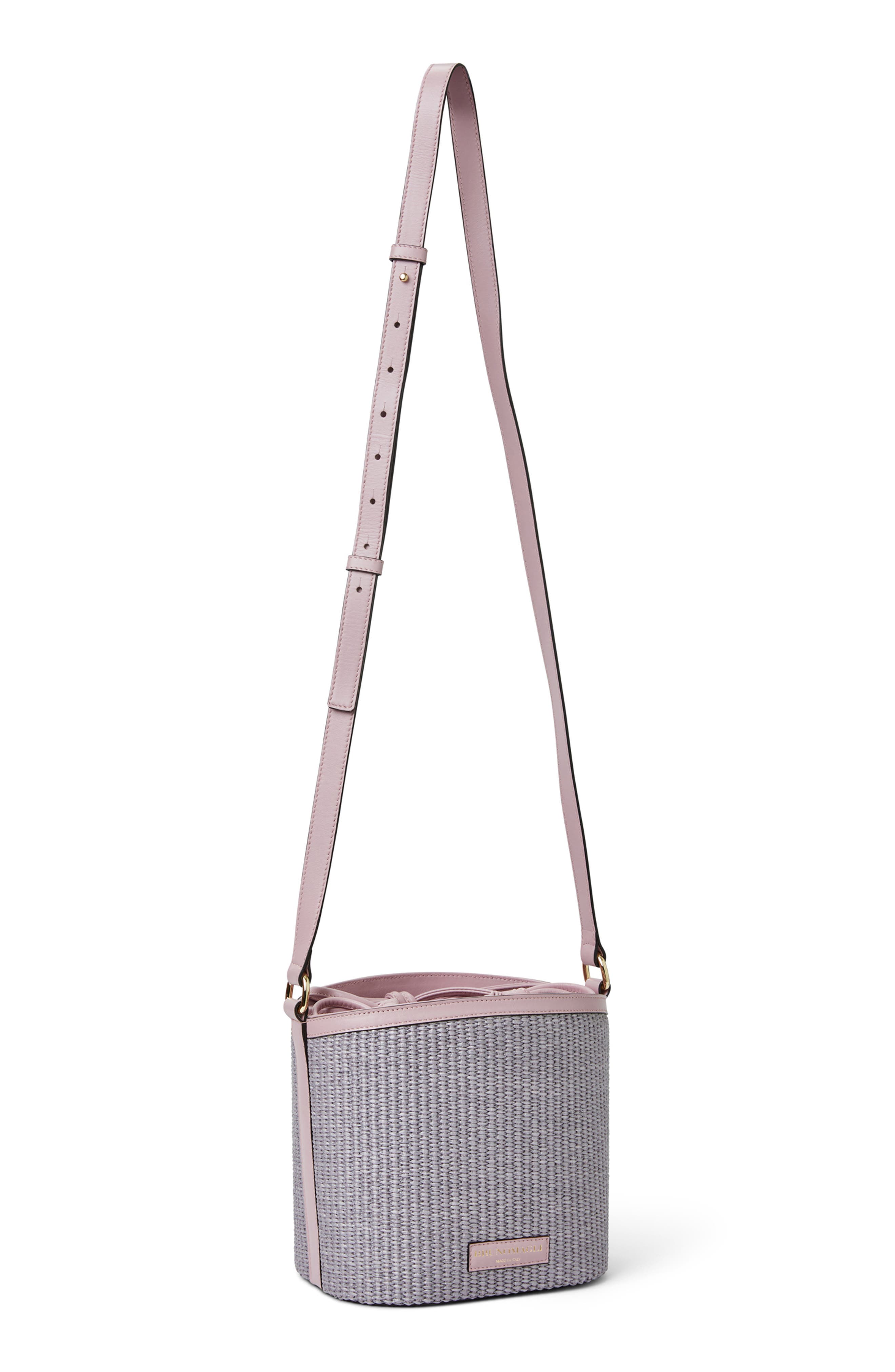 Bruno Magli Martina Drawstring Bucket Bag, Alternate, color, Mauve