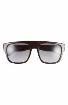 Ray-Ban 57mm Polarized Square Sunglasses