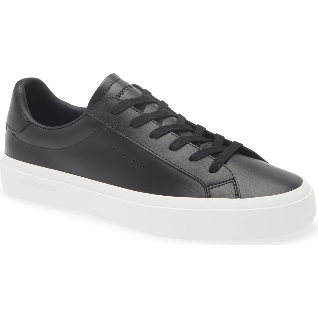 Santo Studio Balboa Low Top Sneaker In Black