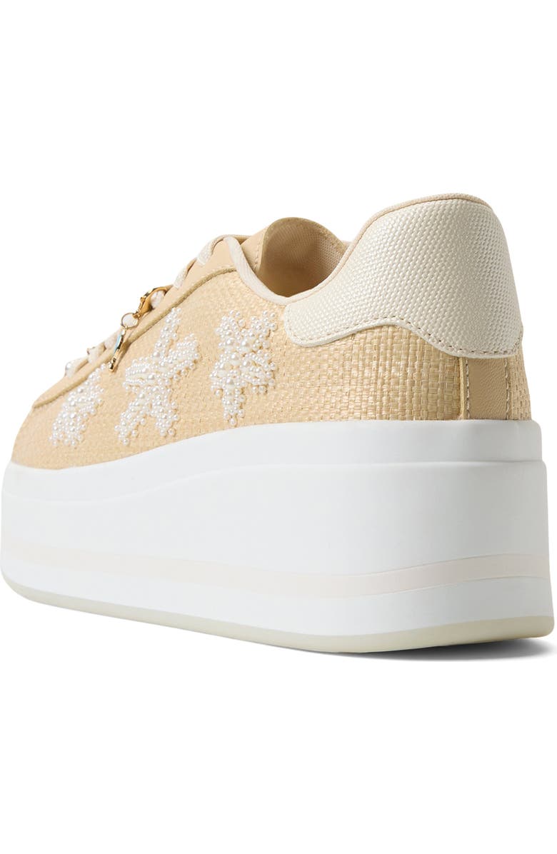 ALDO Solair Platform Wedge Sneaker, Alternate, color, Natural