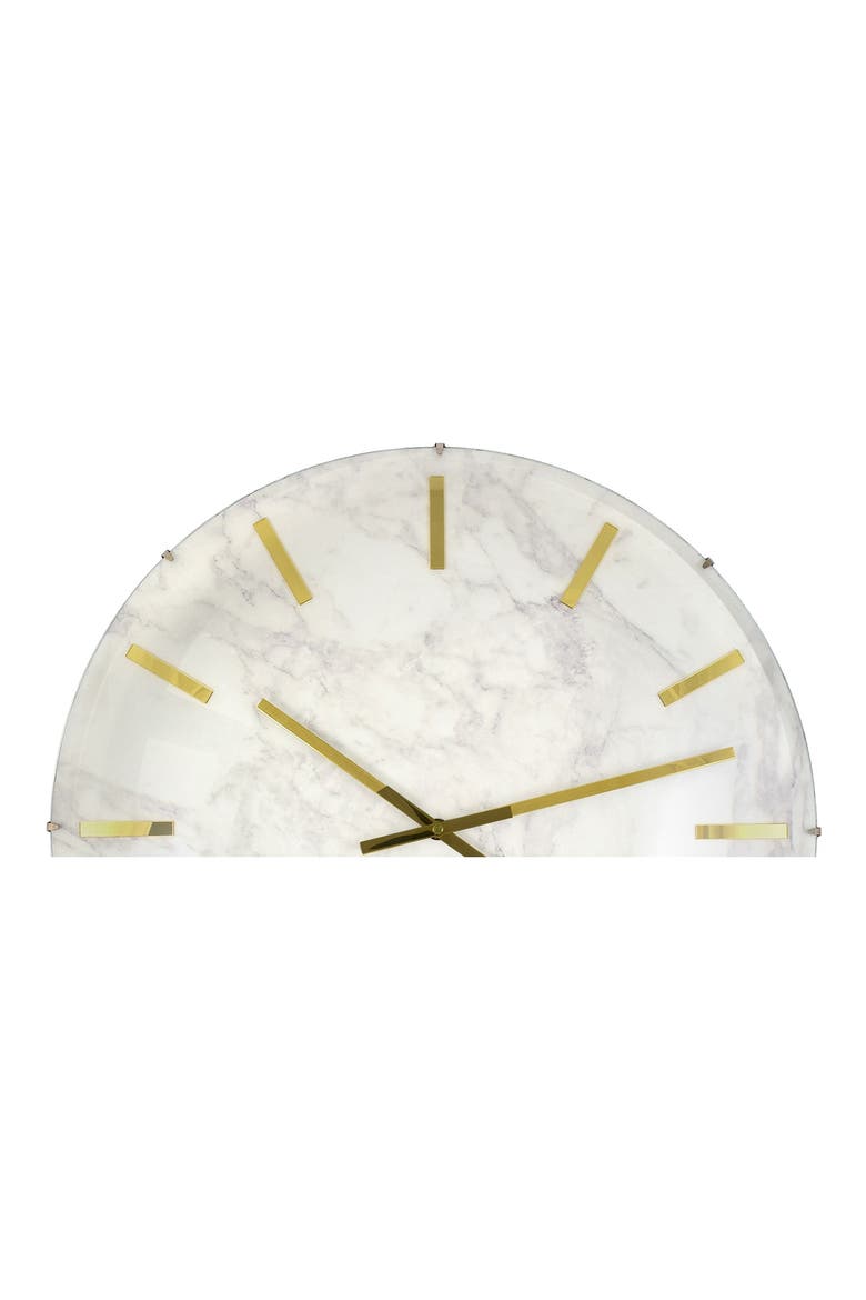 Large Analog Wall Clock, Alternate, color, WHITE AND GRAY