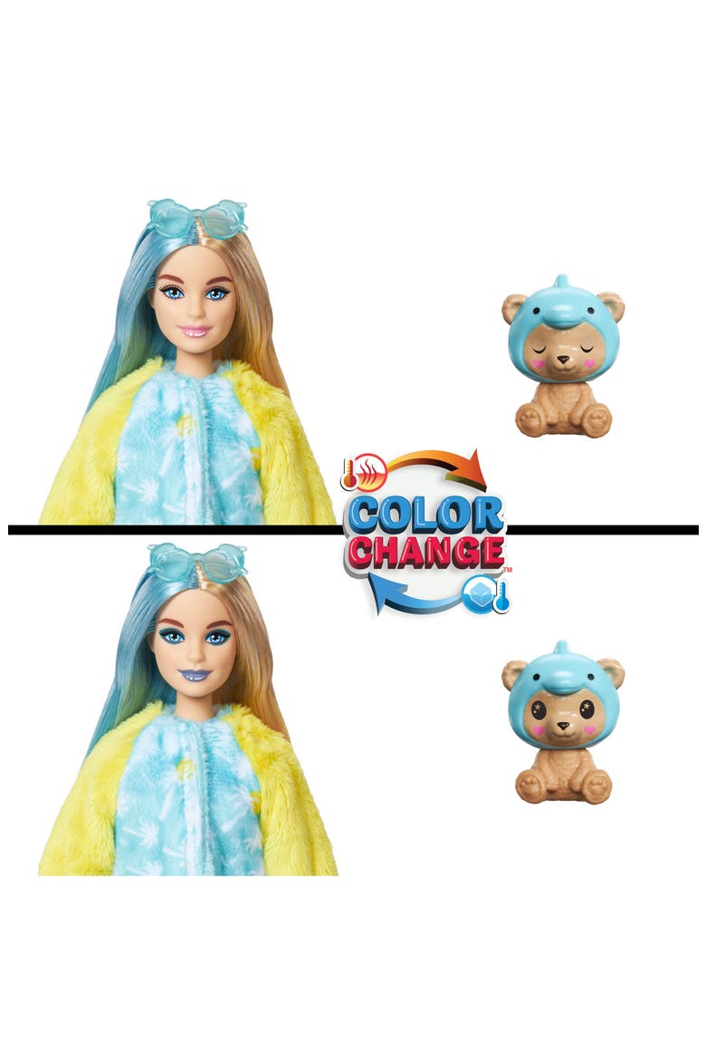 Barbie® Cutie Reveal™ Teddy Bear as Dolphin Doll with 10 Surprises, Alternate, color, NONE