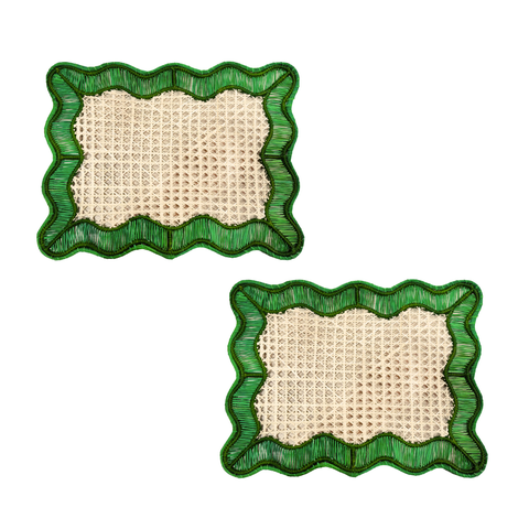 Wavy Rectangular Placemat - Set of 2