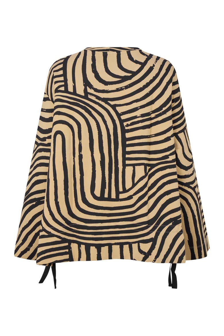 MaBidia Long Sleeve Jersey Top, Alternate, color, Travertine