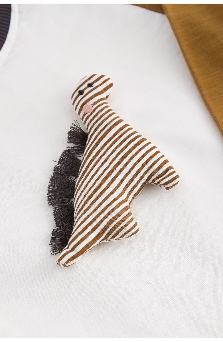 NEXT Kids' Dino Tassel Long Sleeve Cotton Top, Alternate, color, 