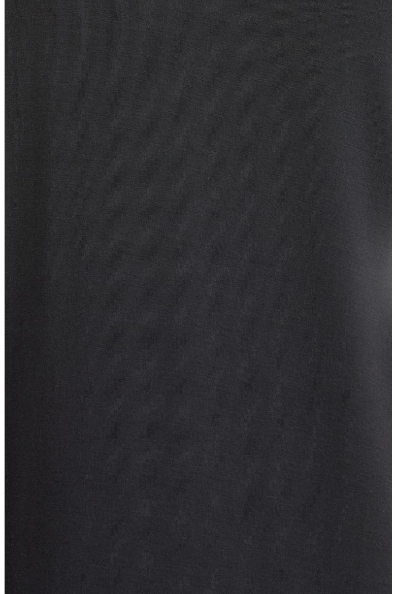 Gisele Jersey Knit Sleep Shirt, Alternate, color, BLACK/ SORBET PINK