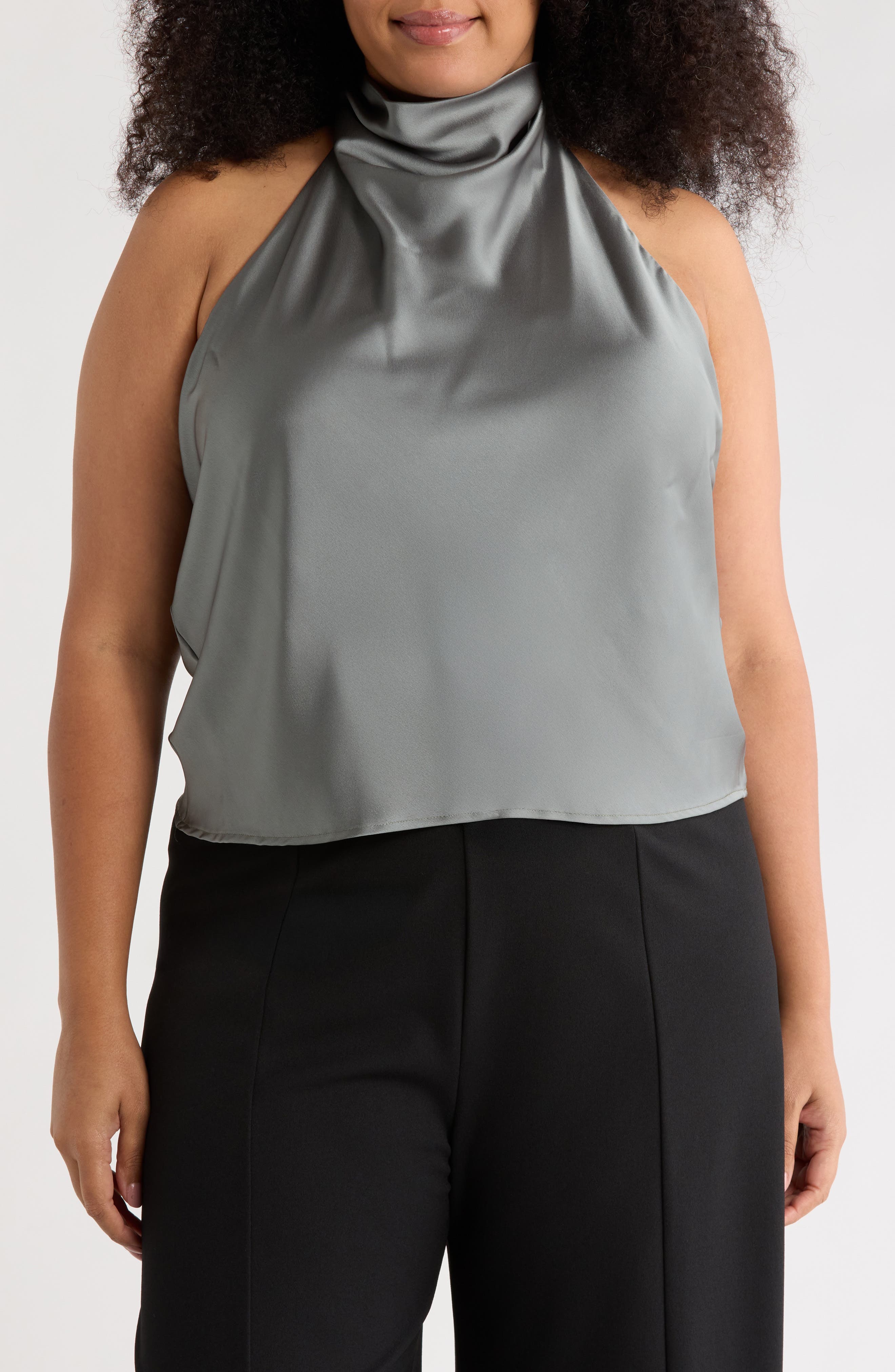 Satin Halter Top - image 5