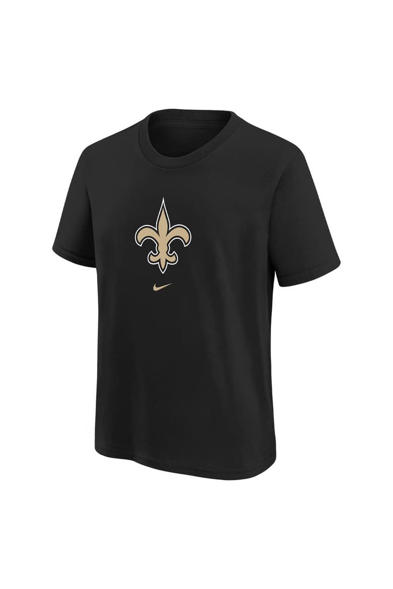 Preschool Nike Black New Orleans Saints Team Wordmark T-Shirt, Alternate, color, Black