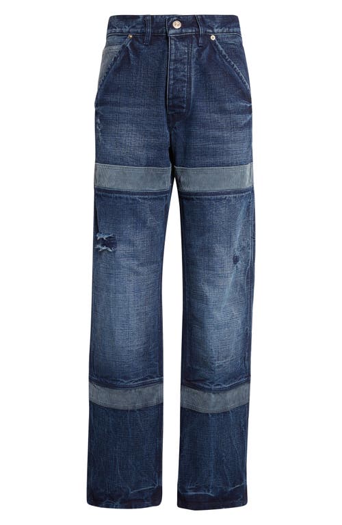 Wales Bonner Sierra Straight Leg Jeans In Blue