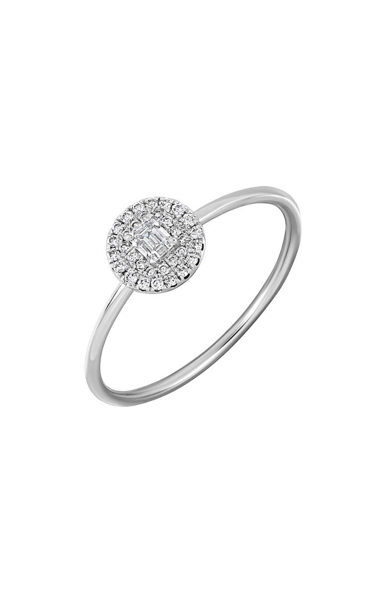 Bony Levy 18K White Gold Mika Diamond Ring, Main, color, 18Kw