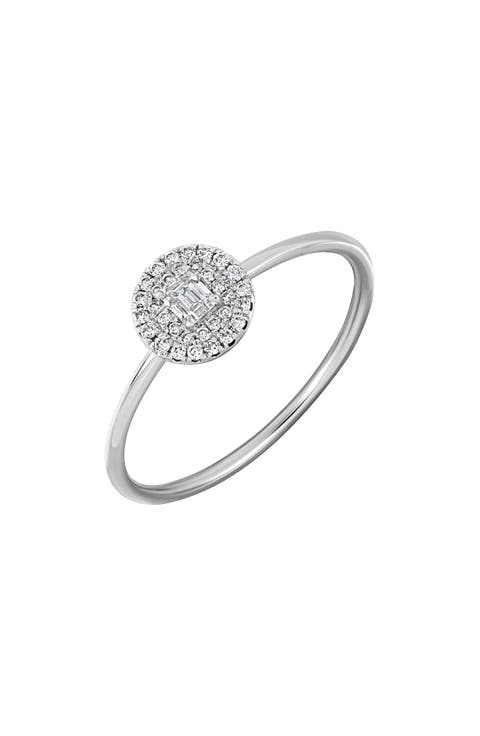 18K White Gold Mika Diamond Ring
