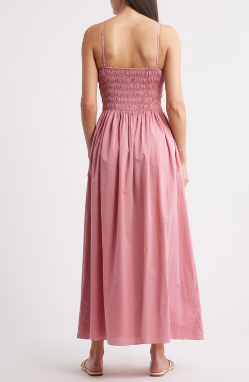 Faithfull The Brand Laia Sleeveless Smocked Maxi Dress
