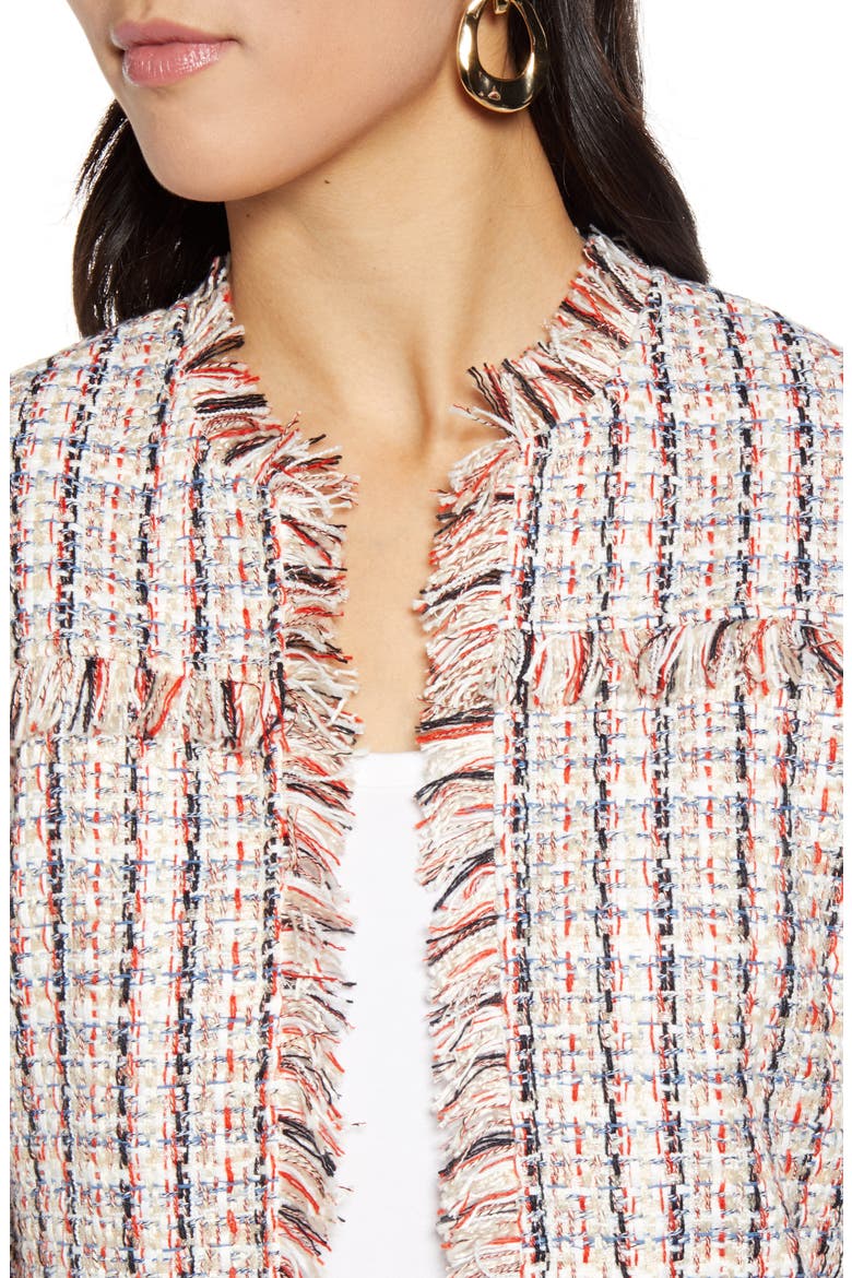 Tweed Jacket, Alternate, color, IVORY MULTI TWEED