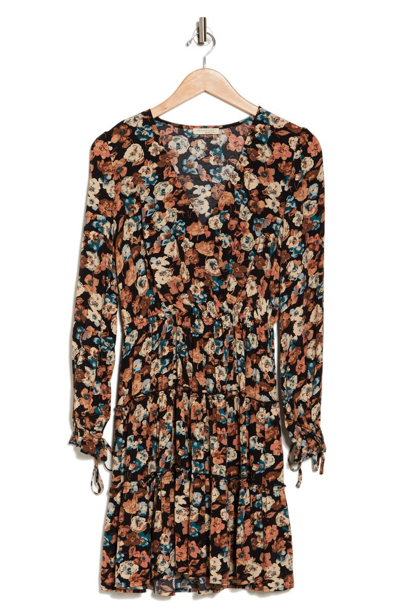 Lovestitch Floral Long Sleeve Dress, Alternate, color, 