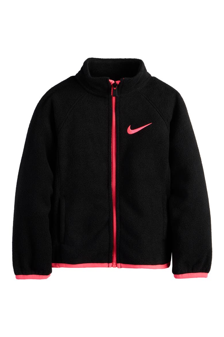 Kids' Arctic High Pile Fleece Jacket, Main, color, BLACK