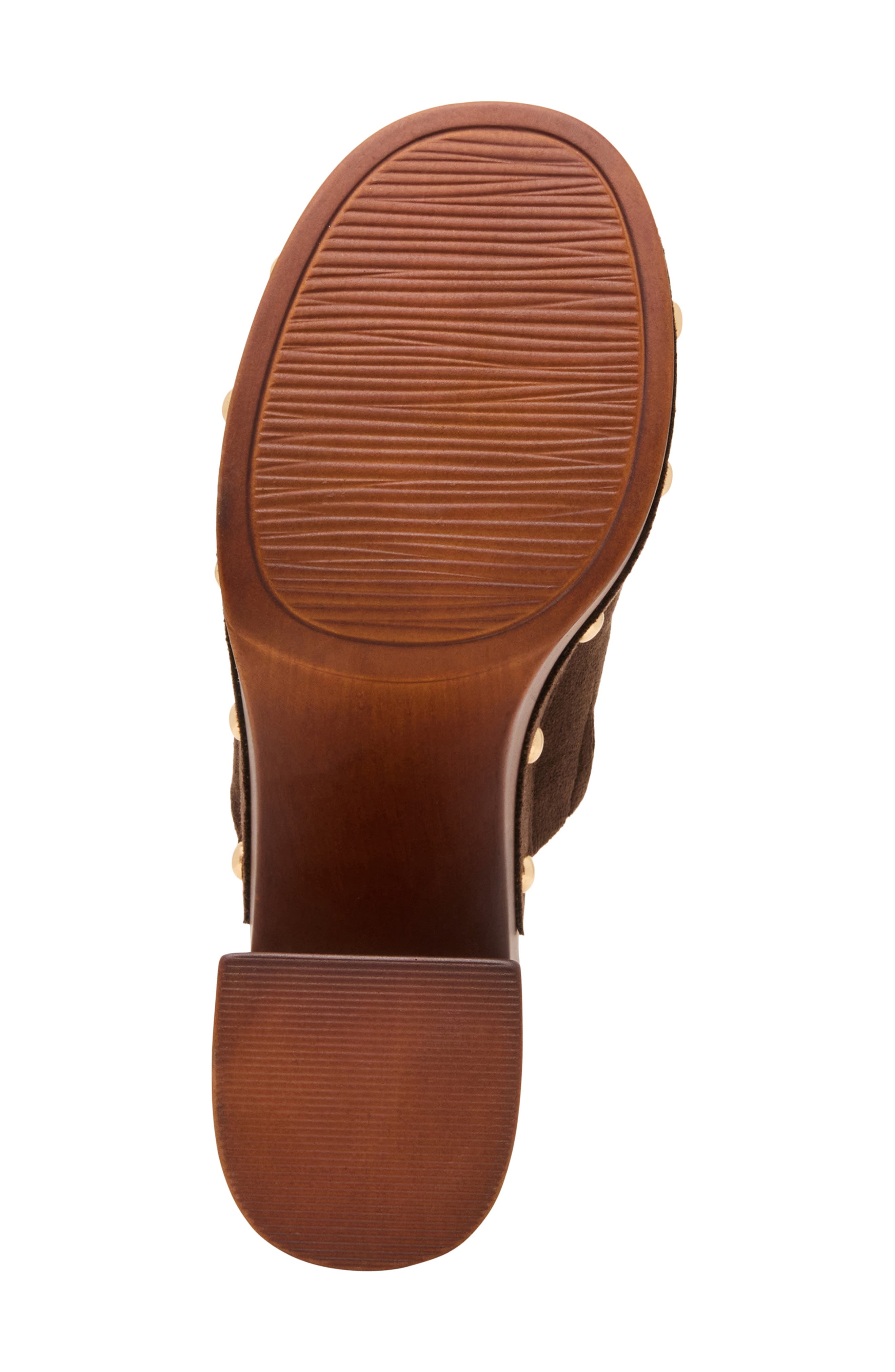 Austinn Platform Clog, Alternate, color, DARK BROWN FAB