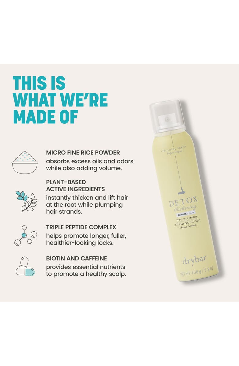 Drybar Detox Thickening Dry Shampoo, Alternate, color, 