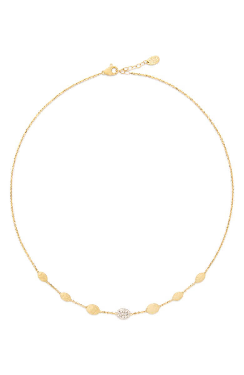 Marco Bicego Siviglia Frontal Necklace, Main, color, 18K Yellow/White Gold