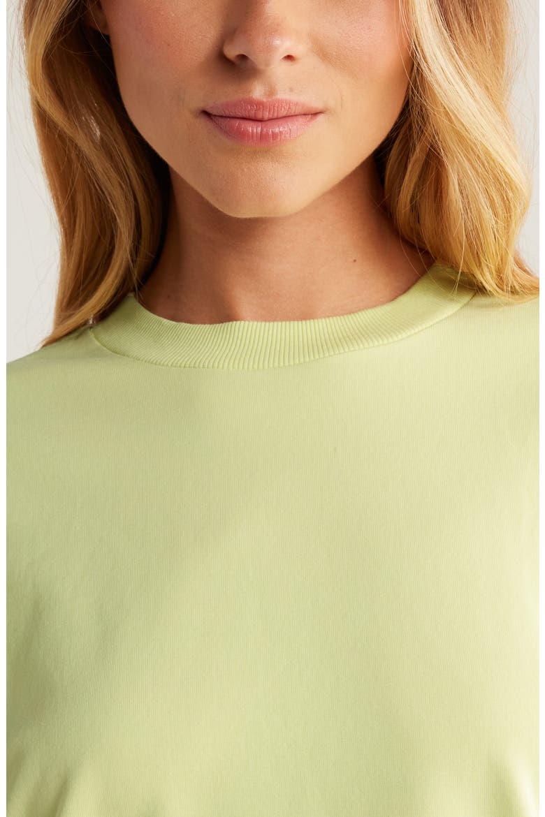 Swoop Crewneck Sweatshirt, Alternate, color, GREEN FINCH