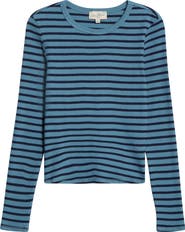 PacSun Jamie Stripe Long Sleeve Cotton Top