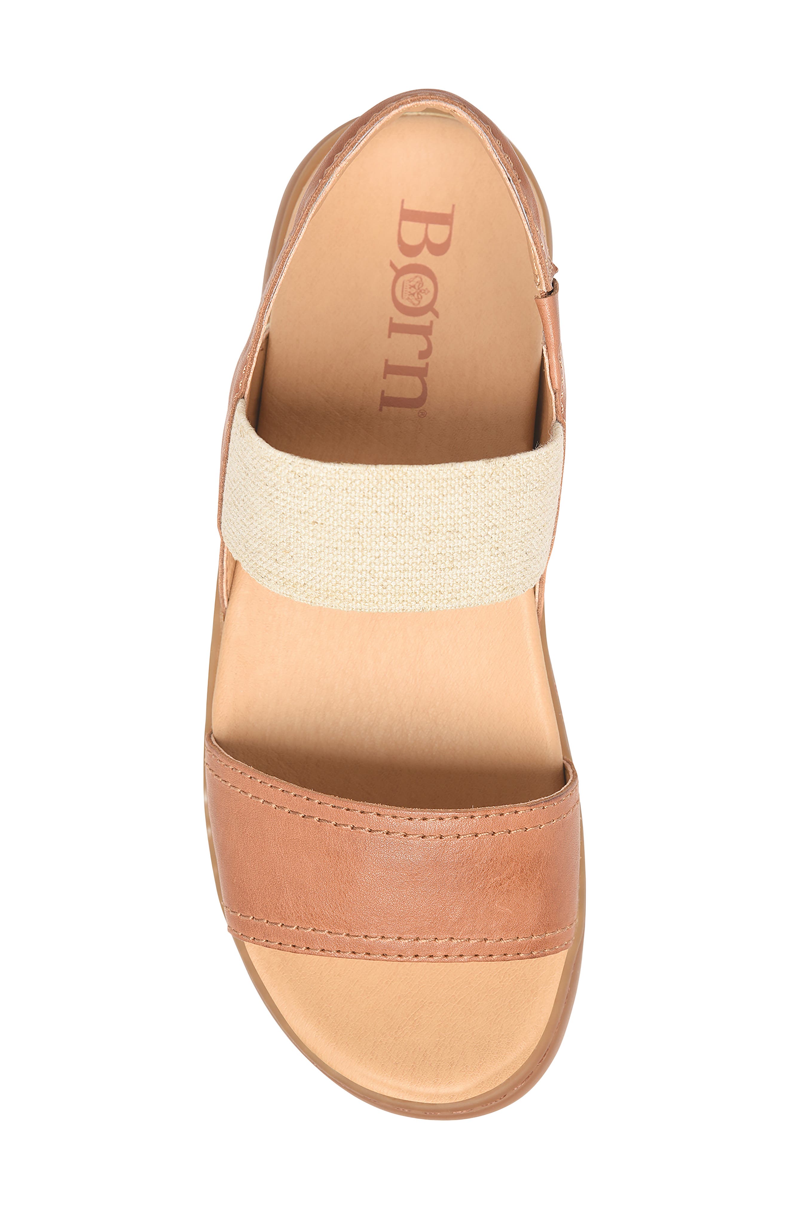 Børn Amabel Sandal, Alternate, color, Brown Leather