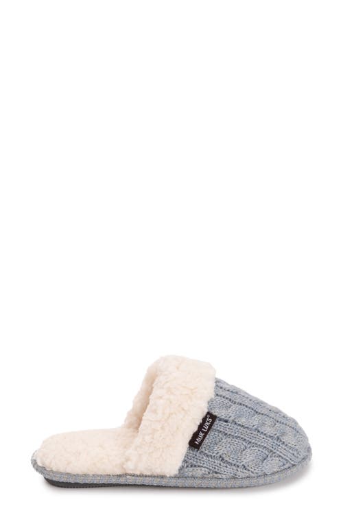Muk Luks Frida Faux Fur Lined Scuff Slipper