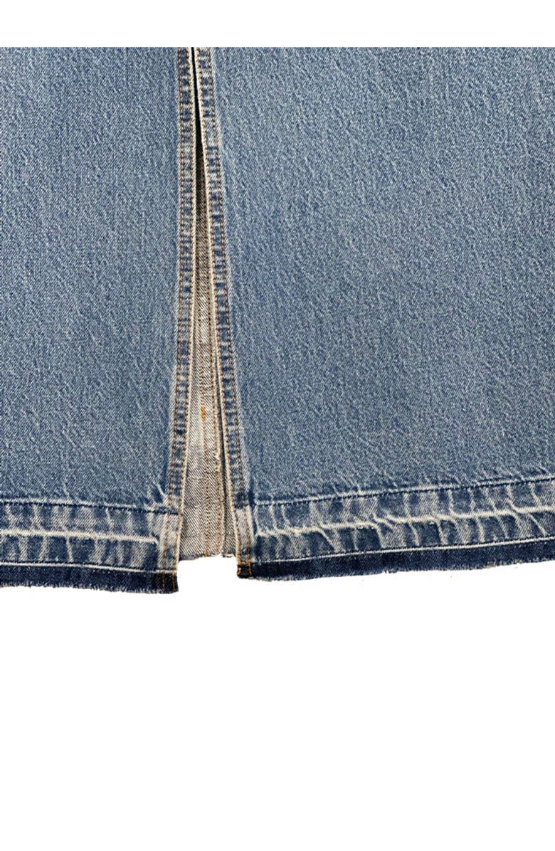 Fortela Jorgy Stone Wash Denim Skirt, Alternate, color, D420