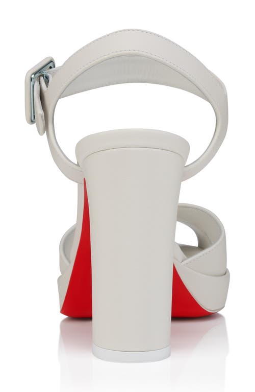 Christian Louboutin Cora Block Heel Sandal In Multi