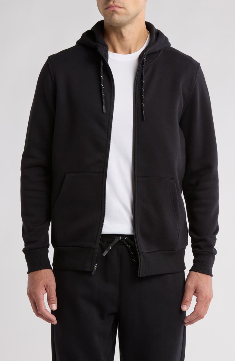 Z by Zella Freeform Fleeze Zip Hoodie, Main, color, 