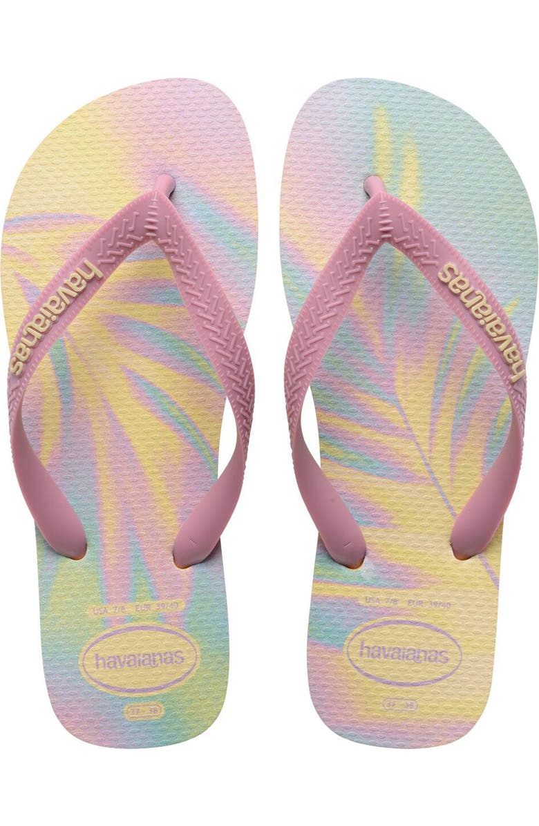 Havaianas Top Fashion Flip Flop, Alternate, color, Peach/Pink