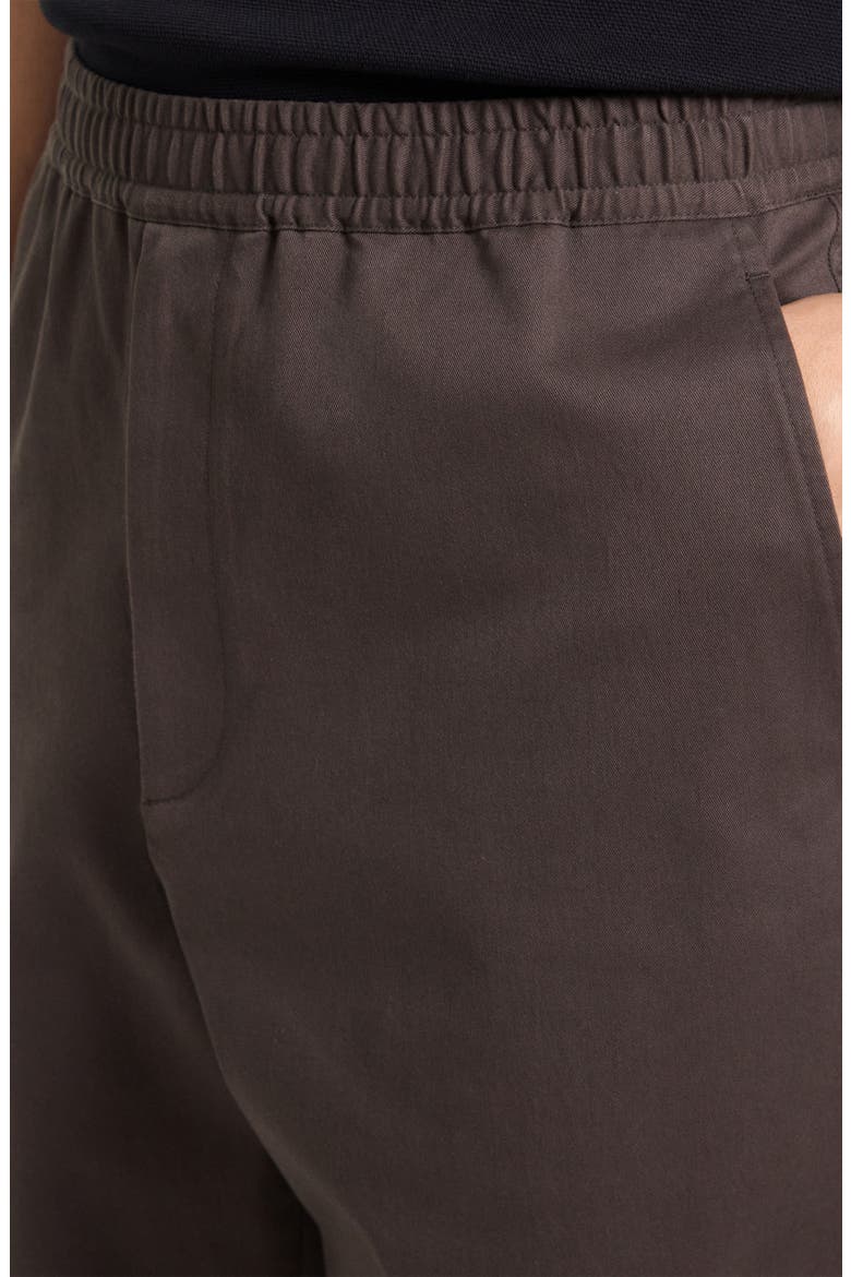 Relaxed Tapered Pull-On Trousers, Alternate, color, CLASSIC BROWN - TXO