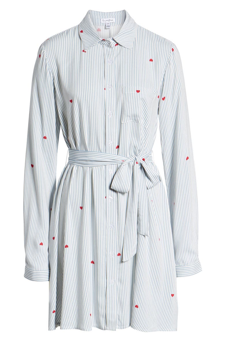 Love, Fire Hattie Heart Shirtdress, Alternate, color,