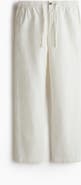H&M Regular-fit linen-blend pants