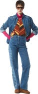 MCM Monogram Jacket in Denim Jacquard