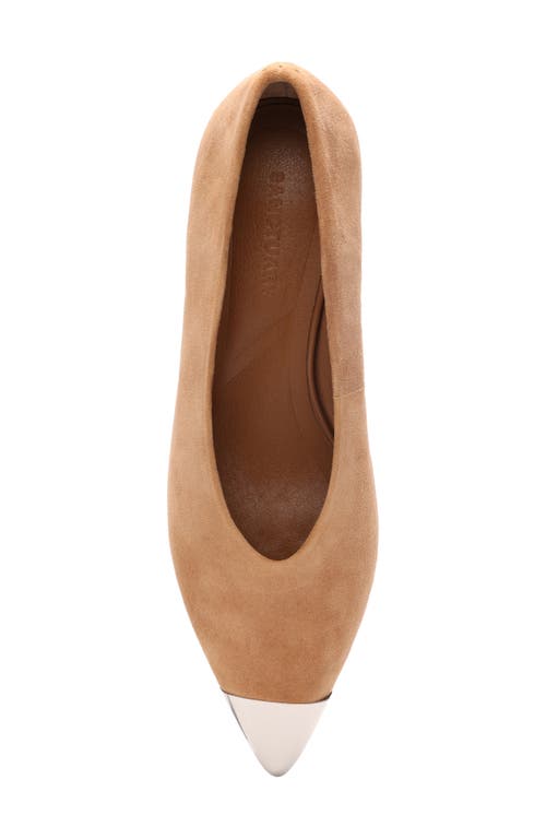 Sanctuary Manda Cap Toe Kitten Heel Pump In Brown