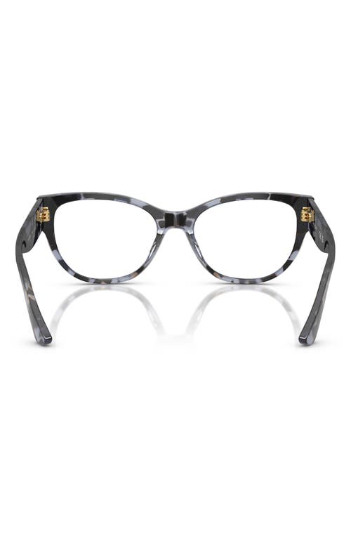 Vogue 51mm Cat Eye Optical Glasses In Blue Tort