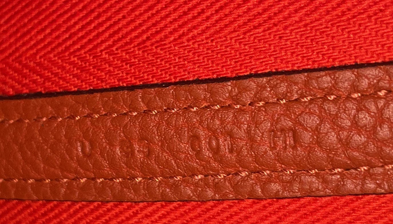 Pre-Owned Hermes Garden Party Tote Toile and Leather 30, Alternate, color, Cuivre