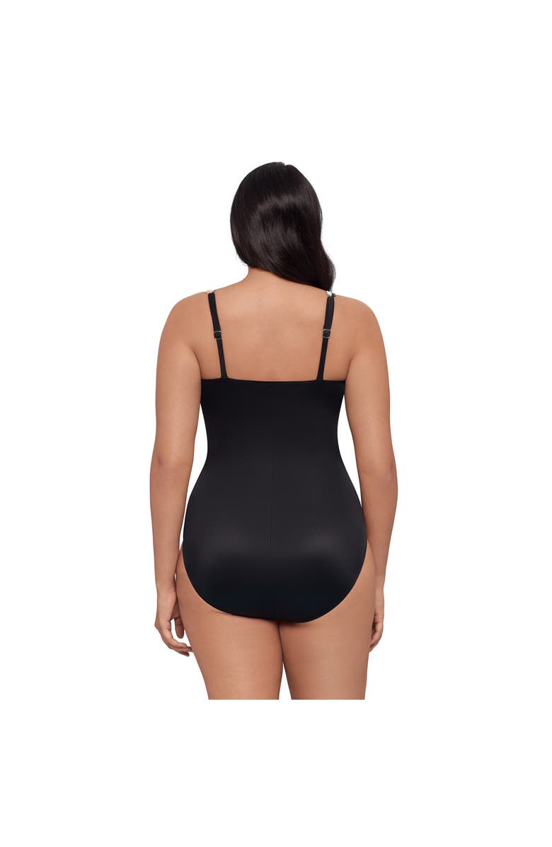 Trimshaper Vera Side-Tie One-Piece Control Swimsuit, Alternate, color, Blooming Beauty