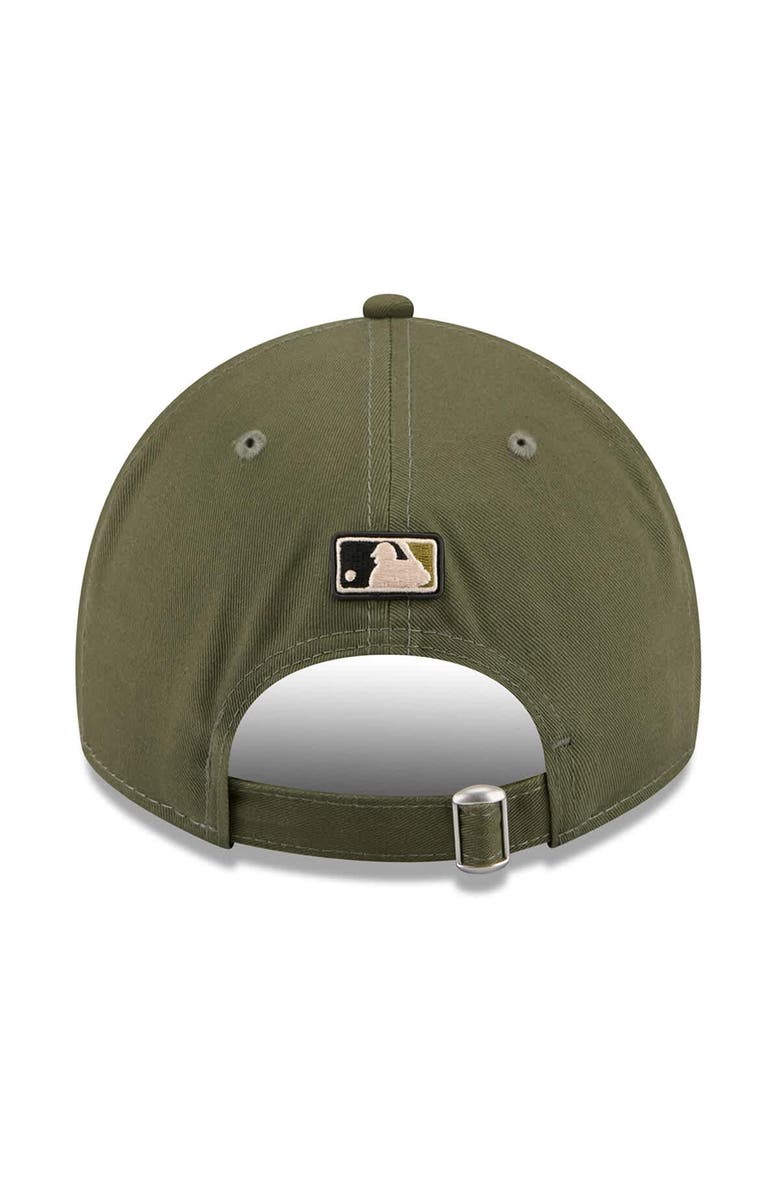 New Era Men's New Era  Olive Cleveland Guardians 2026 Armed Forces Day 9TWENTY Adjustable Hat, Alternate, color, Olive