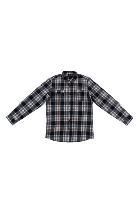 Plaid Long Sleeve Flannel Shirt